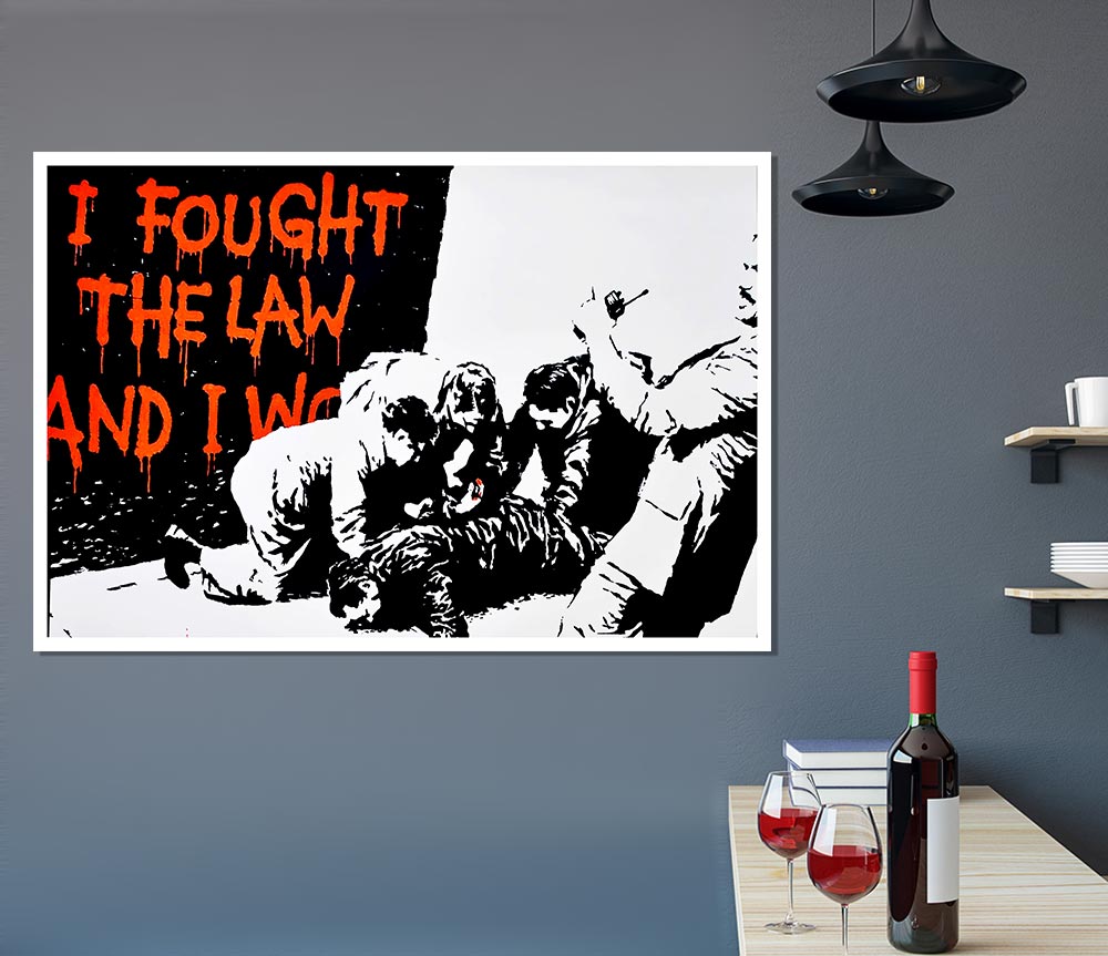 I Fought The War And I Print Poster Wall Art