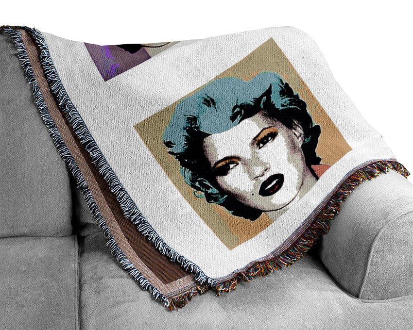 Kate Moss 6 Woven Blanket