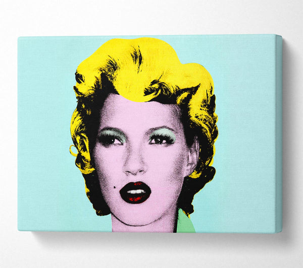 Picture of Kate Moss Canvas Print Wall Art