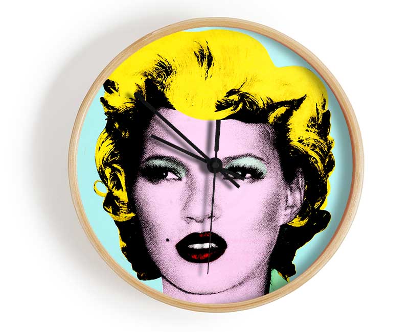 Kate Moss Clock - Wallart-Direct UK