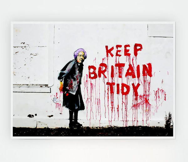 Keep Britain Tidy Print Poster Wall Art