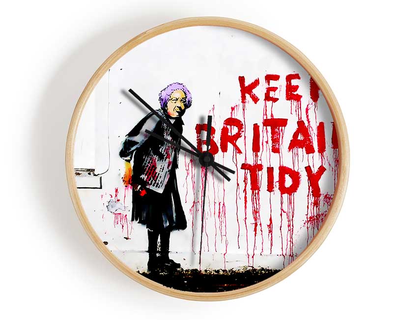 Keep Britain Tidy Clock - Wallart-Direct UK