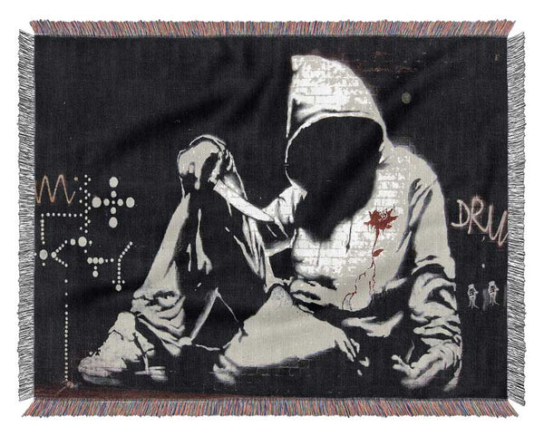 Knife Hoodies Woven Blanket