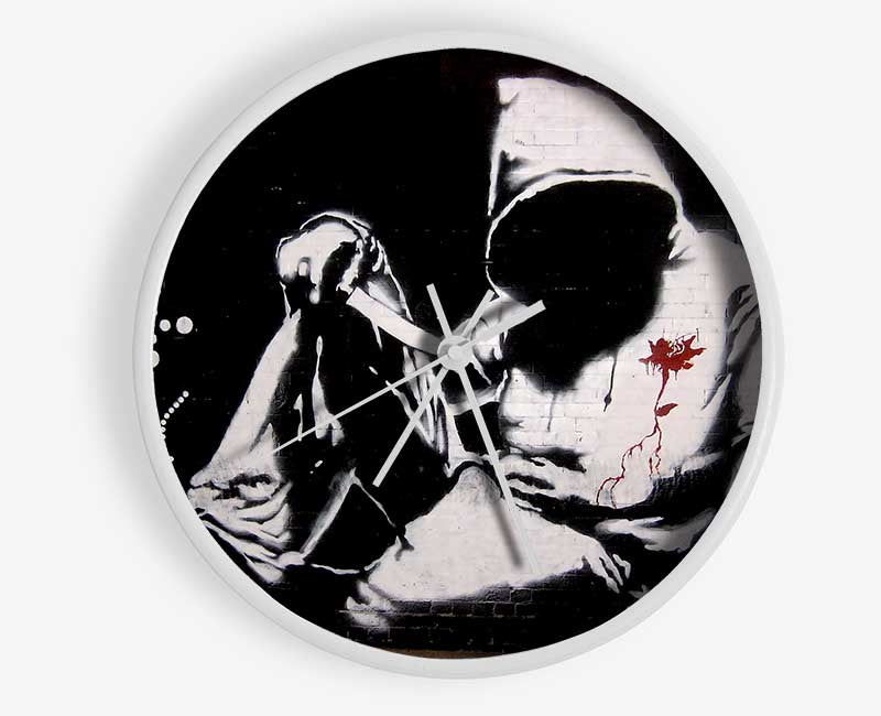 Knife Hoodies Clock - Wallart-Direct UK