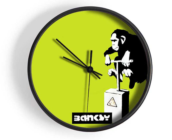 Monkey Detonator Lime Clock - Wallart-Direct UK