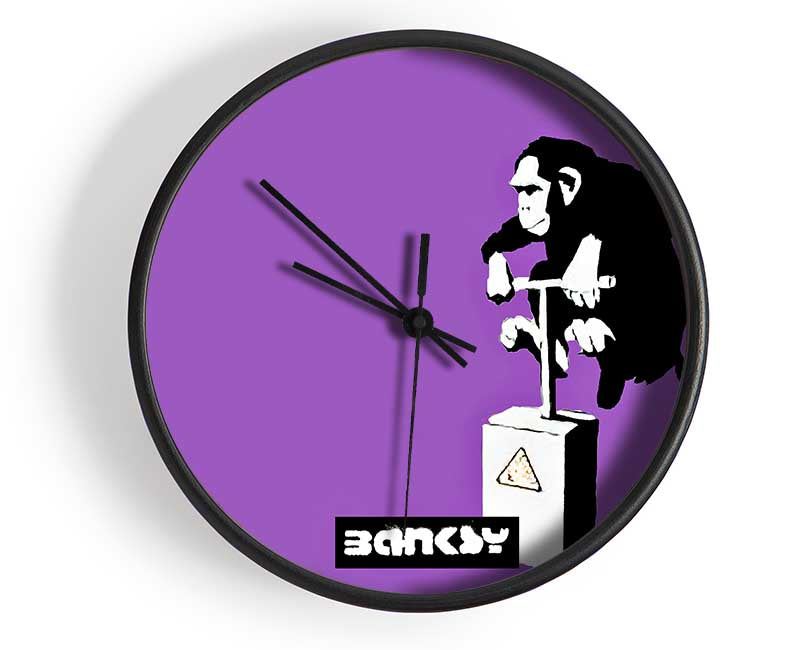 Monkey Detonator Purple Clock - Wallart-Direct UK