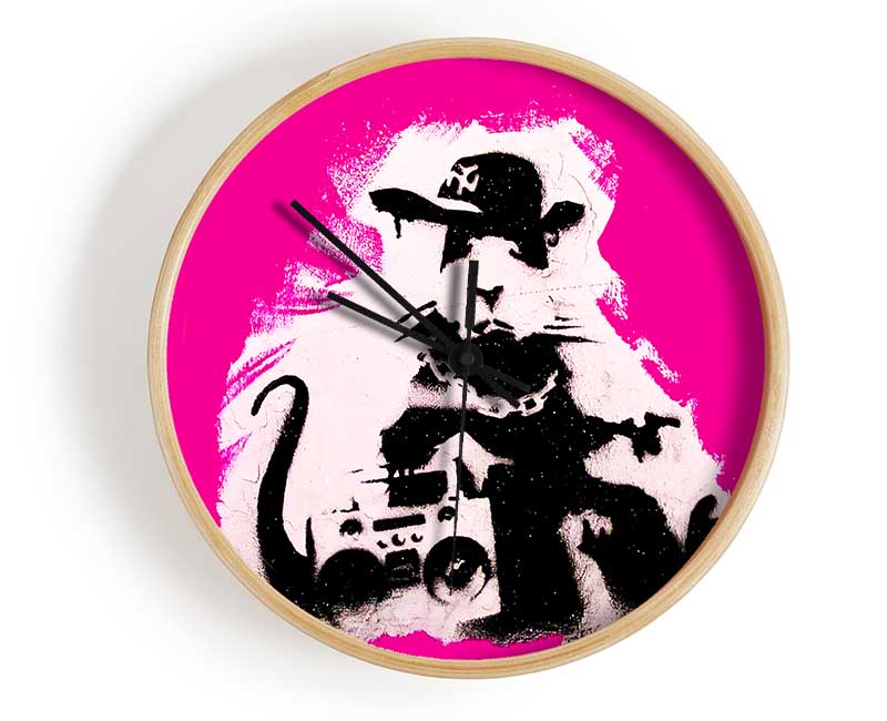 Pimp Rat Clock - Wallart-Direct UK