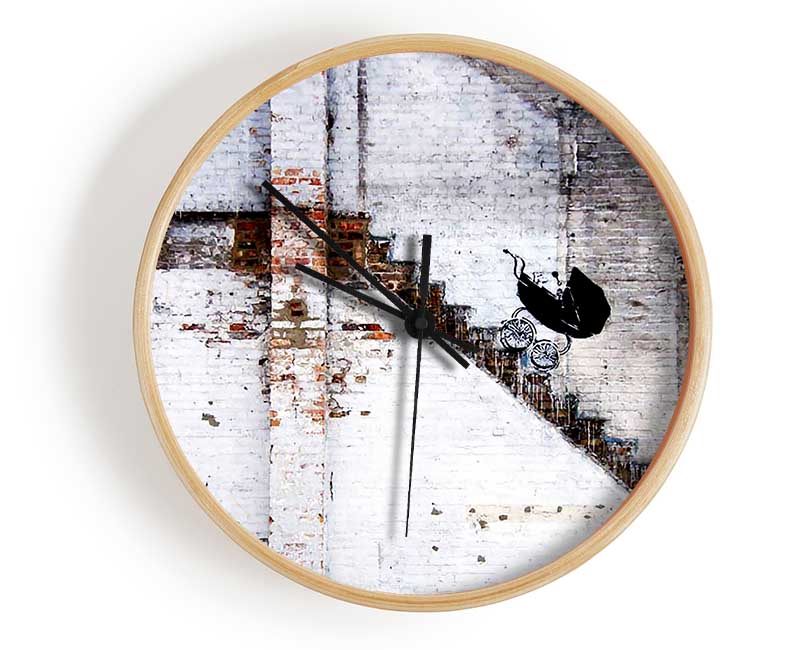 Pram Wars Clock - Wallart-Direct UK