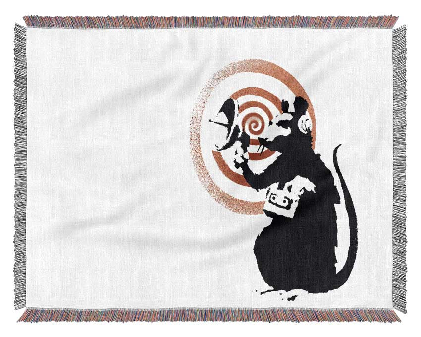 Radar Rat 1 Woven Blanket