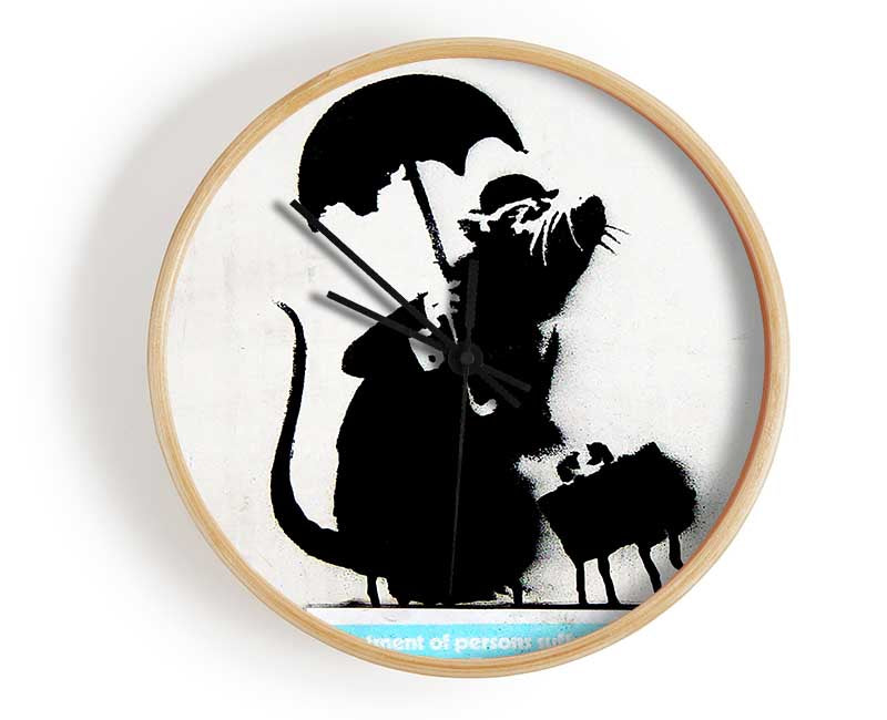 Rat Box Clock - Wallart-Direct UK