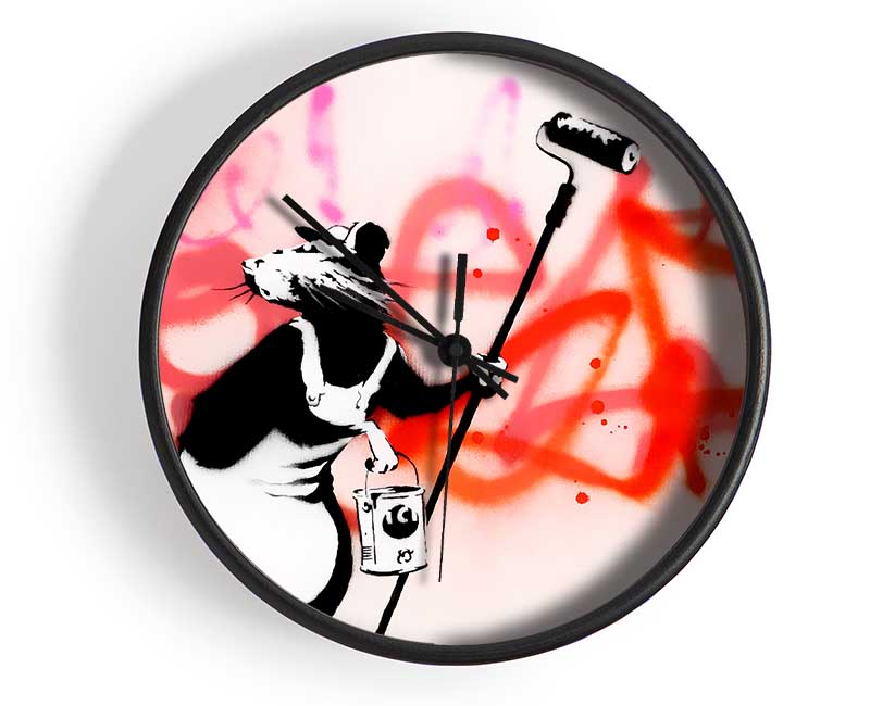 Rat Decorator Clock - Wallart-Direct UK