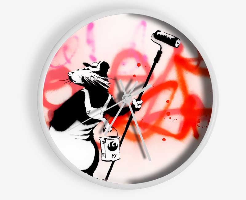 Rat Decorator Clock - Wallart-Direct UK