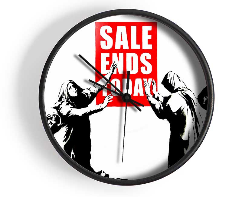 Sale Ends Today Clock - Wallart-Direct UK