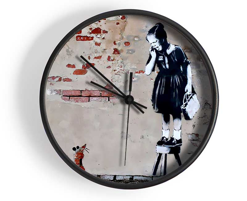 Scared Of The Mouse Clock - Wallart-Direct UK