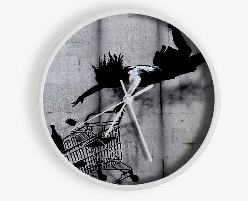 Shop Till You Drop Clock - Wallart-Direct UK