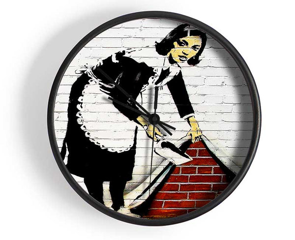 Sweep It Under The Carpet Clock - Wallart-Direct UK