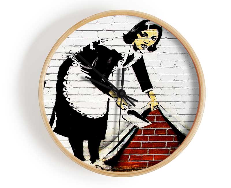 Sweep It Under The Carpet Clock - Wallart-Direct UK