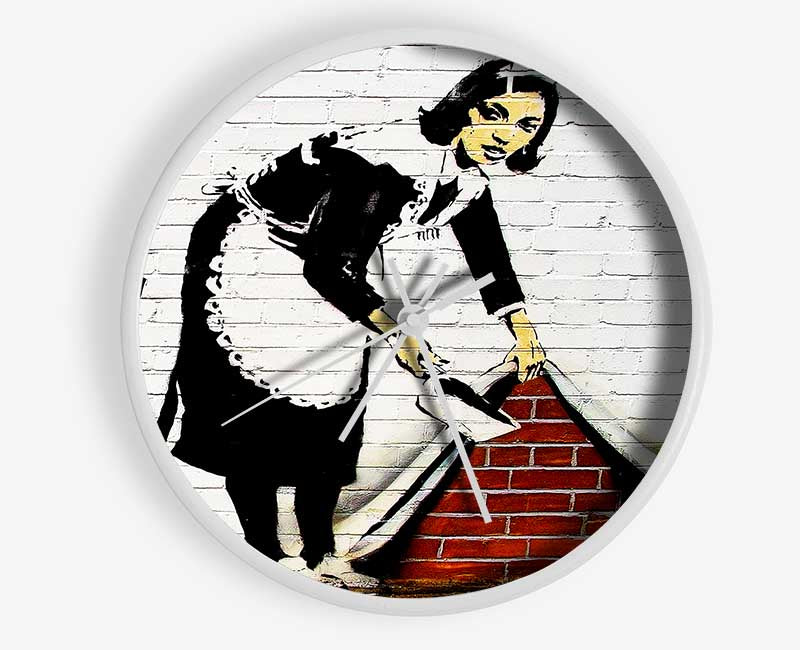 Sweep It Under The Carpet Clock - Wallart-Direct UK