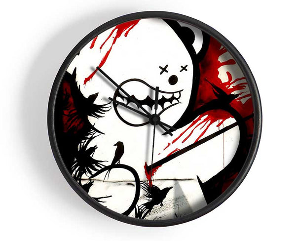 Teddy Bear Violence Clock - Wallart-Direct UK