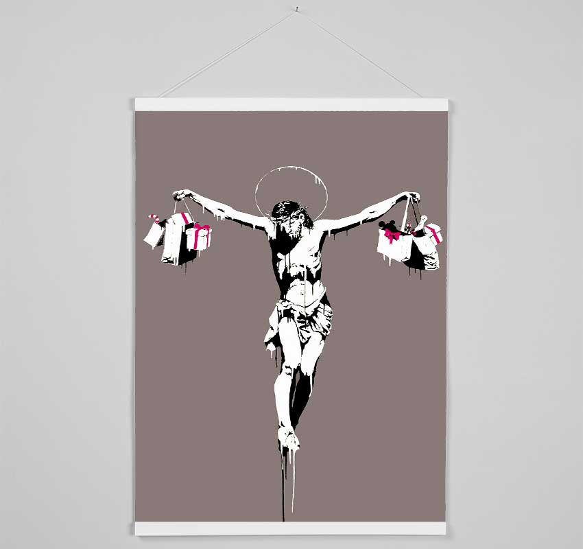 Thank Christ For Shopping (Portrait) Hanging Poster - Wallart-Direct UK