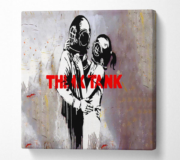 Picture of Think Tank Square Canvas Wall Art