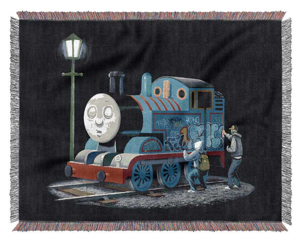 Thomas The Tank Graffiti Woven Blanket