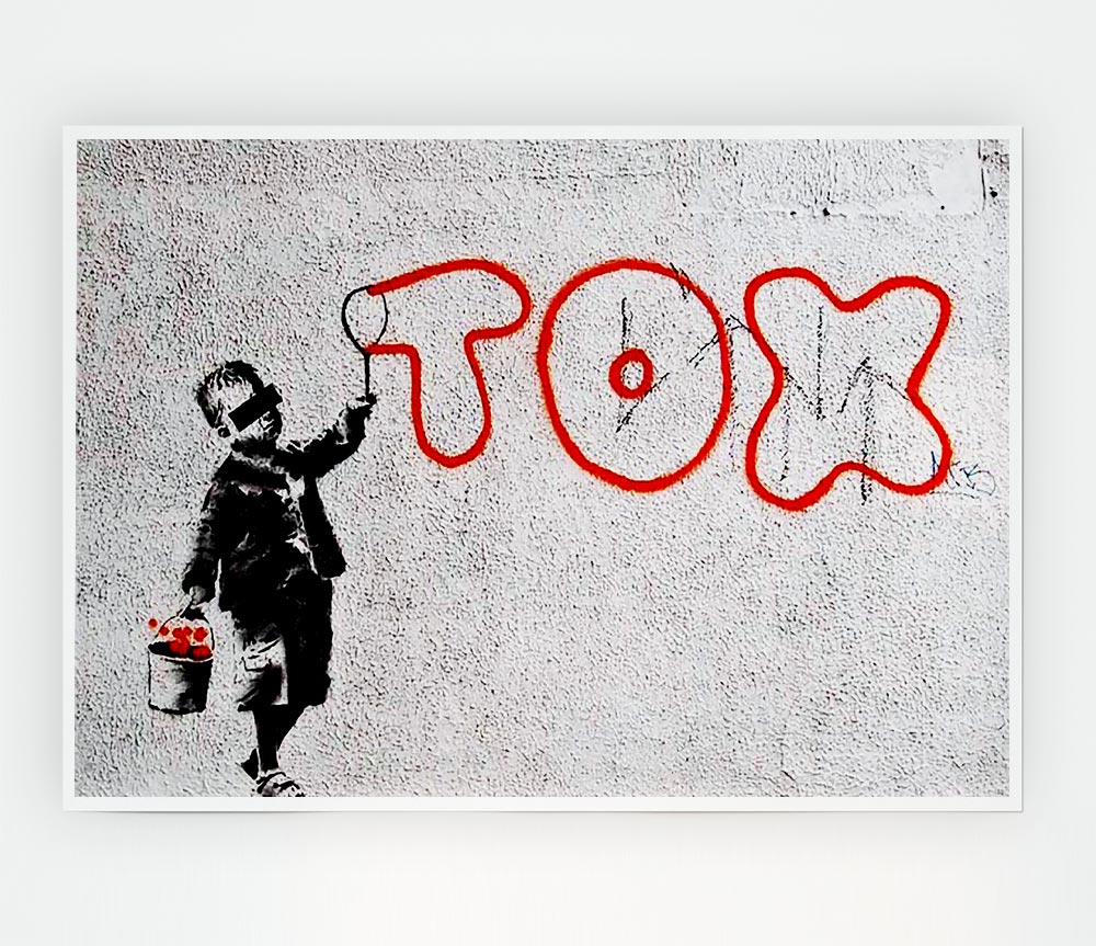 Toxic Print Poster Wall Art