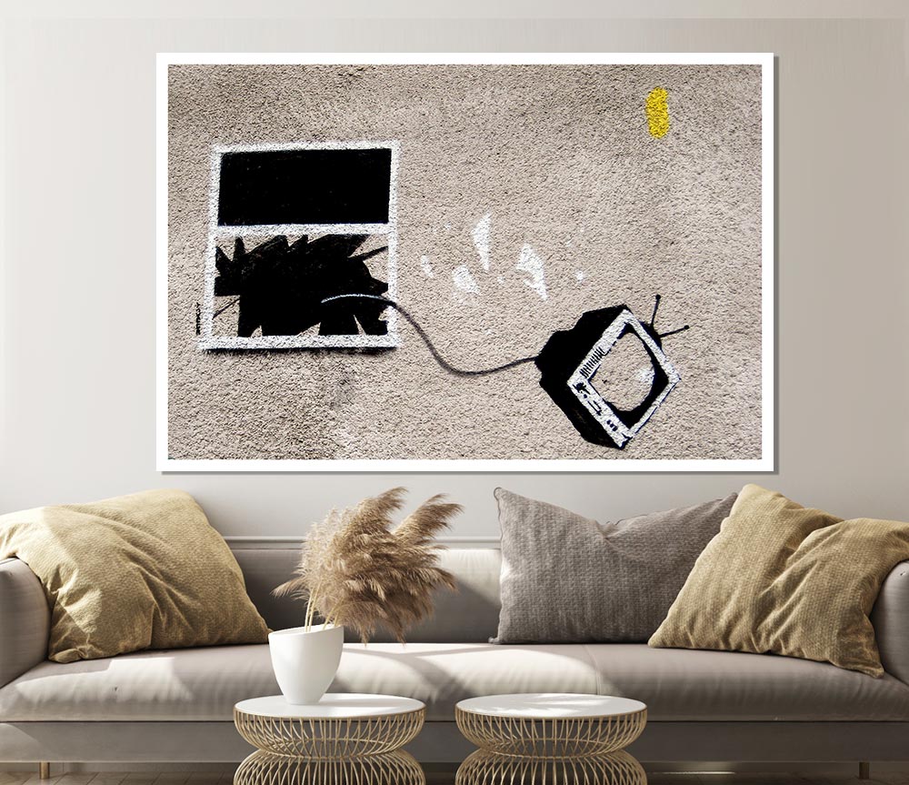 Tv Tantrum Print Poster Wall Art