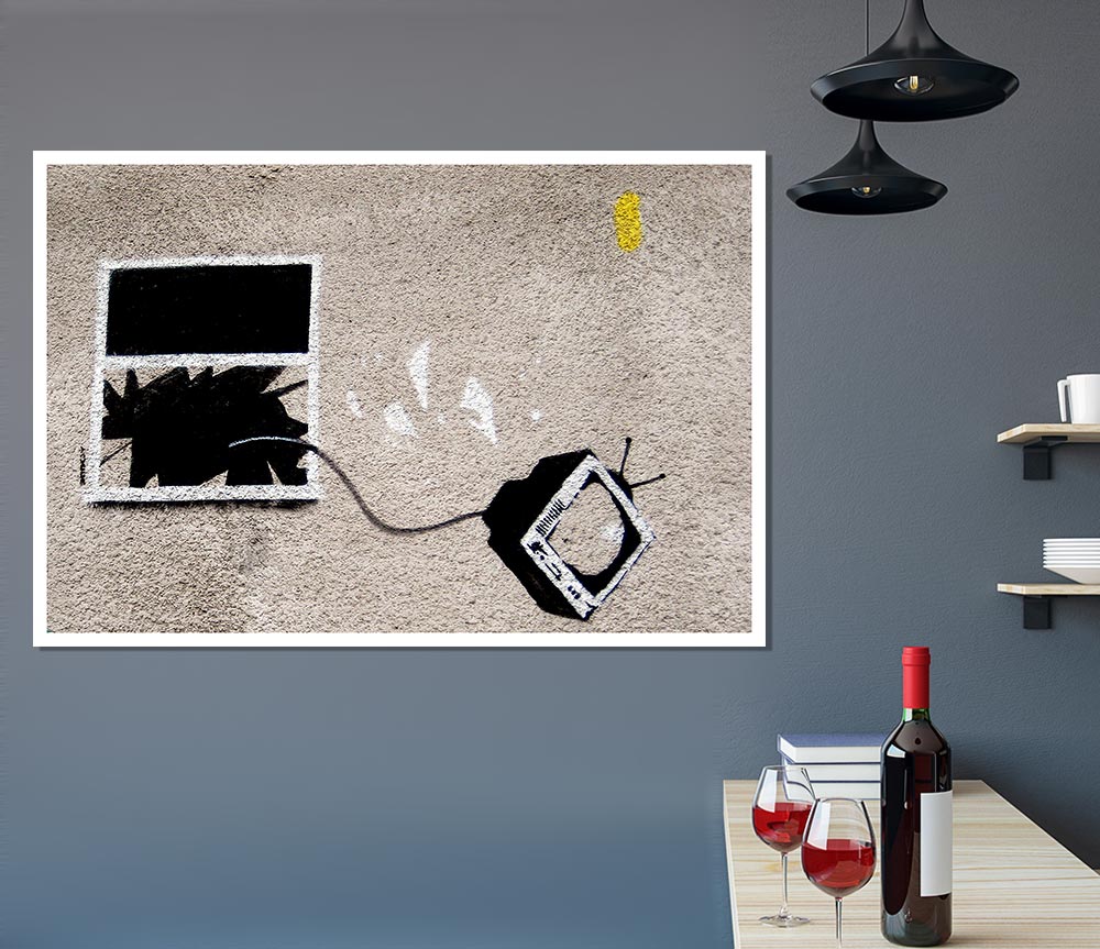 Tv Tantrum Print Poster Wall Art