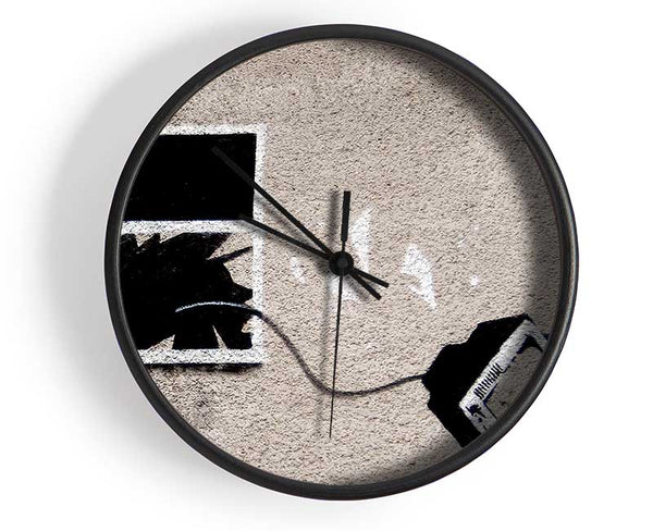 Tv Tantrum Clock - Wallart-Direct UK