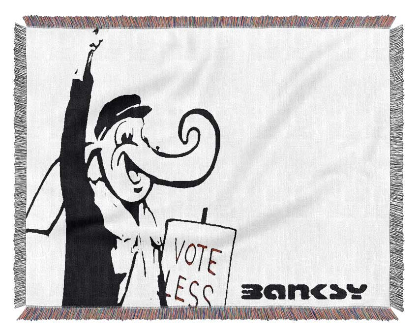 Vote Less Woven Blanket