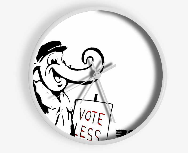 Vote Less Clock - Wallart-Direct UK