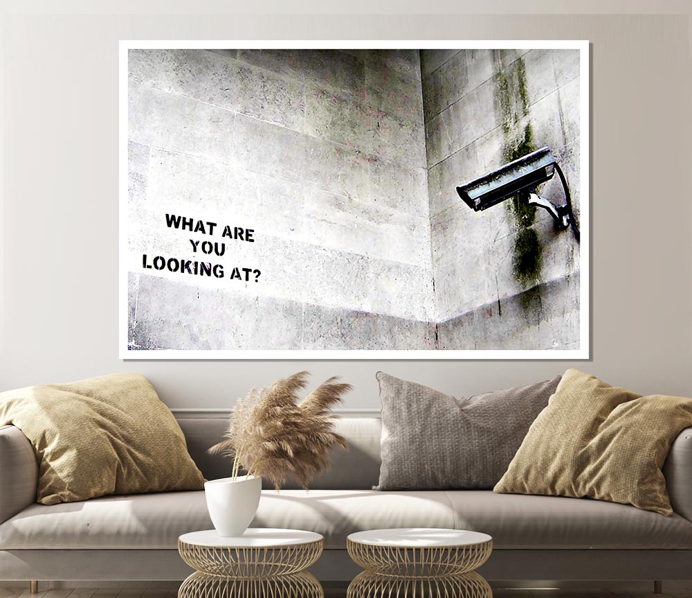 What Are You Looking At Print Poster Wall Art