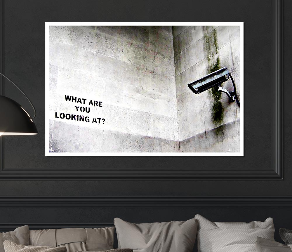 What Are You Looking At Print Poster Wall Art