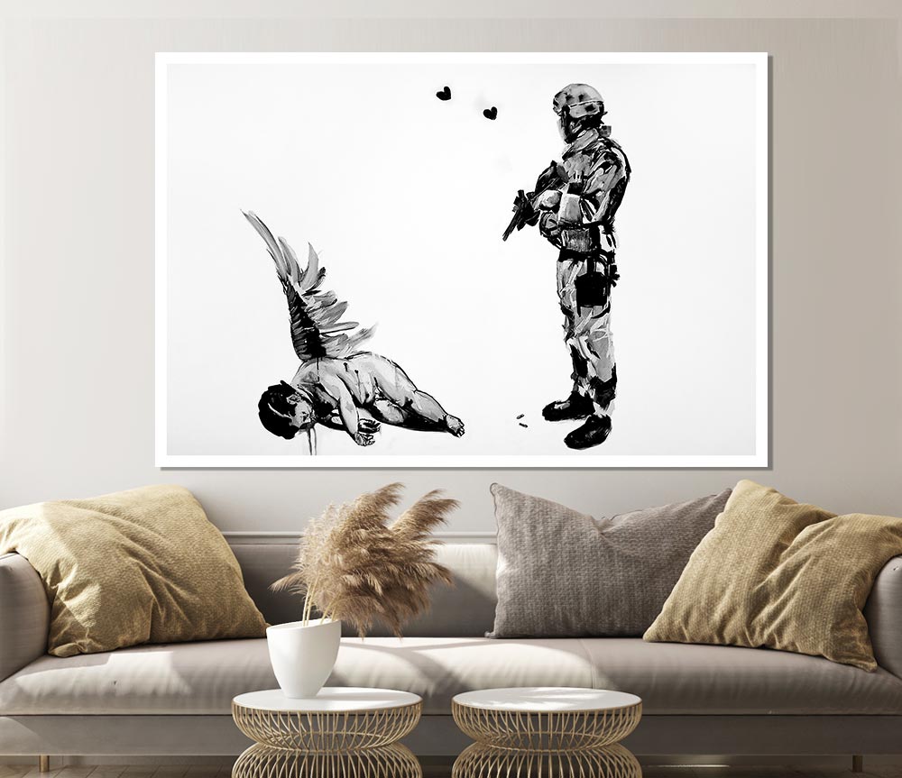 Who Killed Cupid Print Poster Wall Art