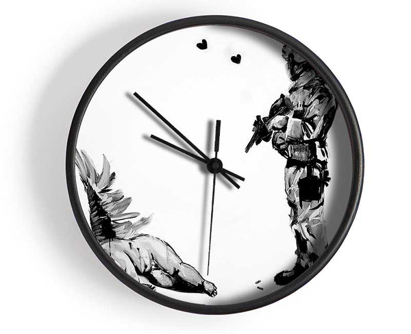 Who Killed Cupid Clock - Wallart-Direct UK