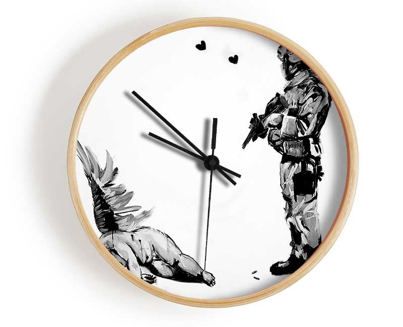 Who Killed Cupid Clock - Wallart-Direct UK