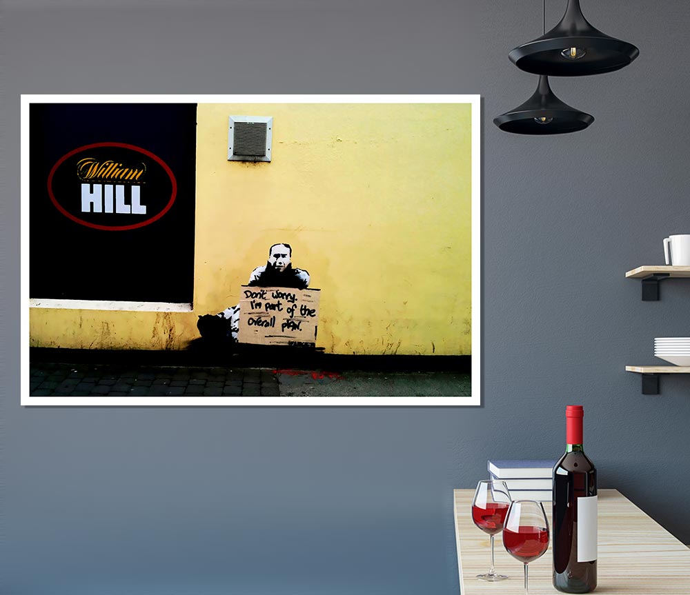 William Hill Plan Print Poster Wall Art