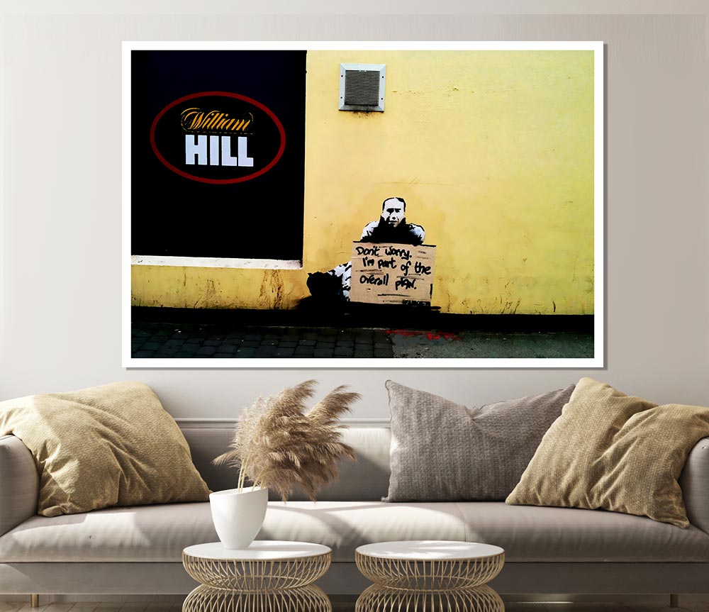 William Hill Plan Print Poster Wall Art