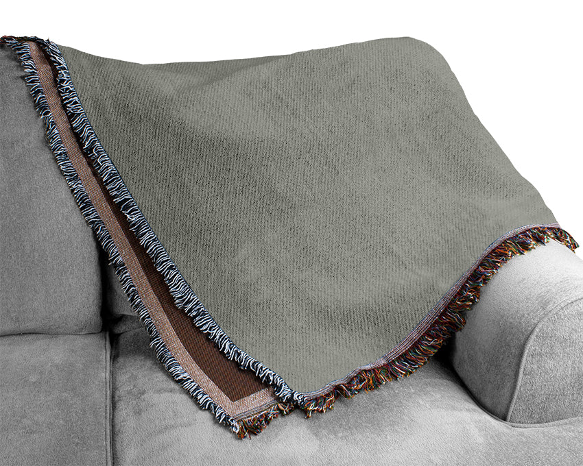 Window Lovers Grey Woven Blanket