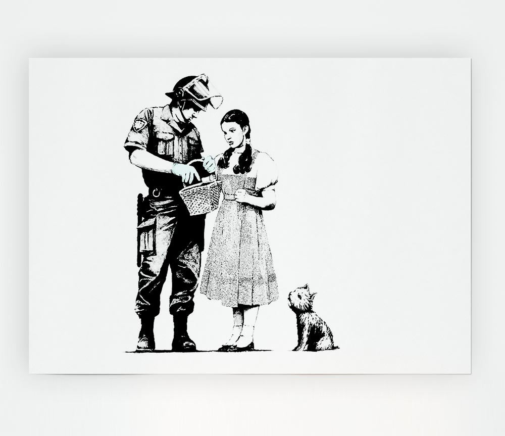 Wizard Of Oz Dorothy Lost Print Poster Wall Art