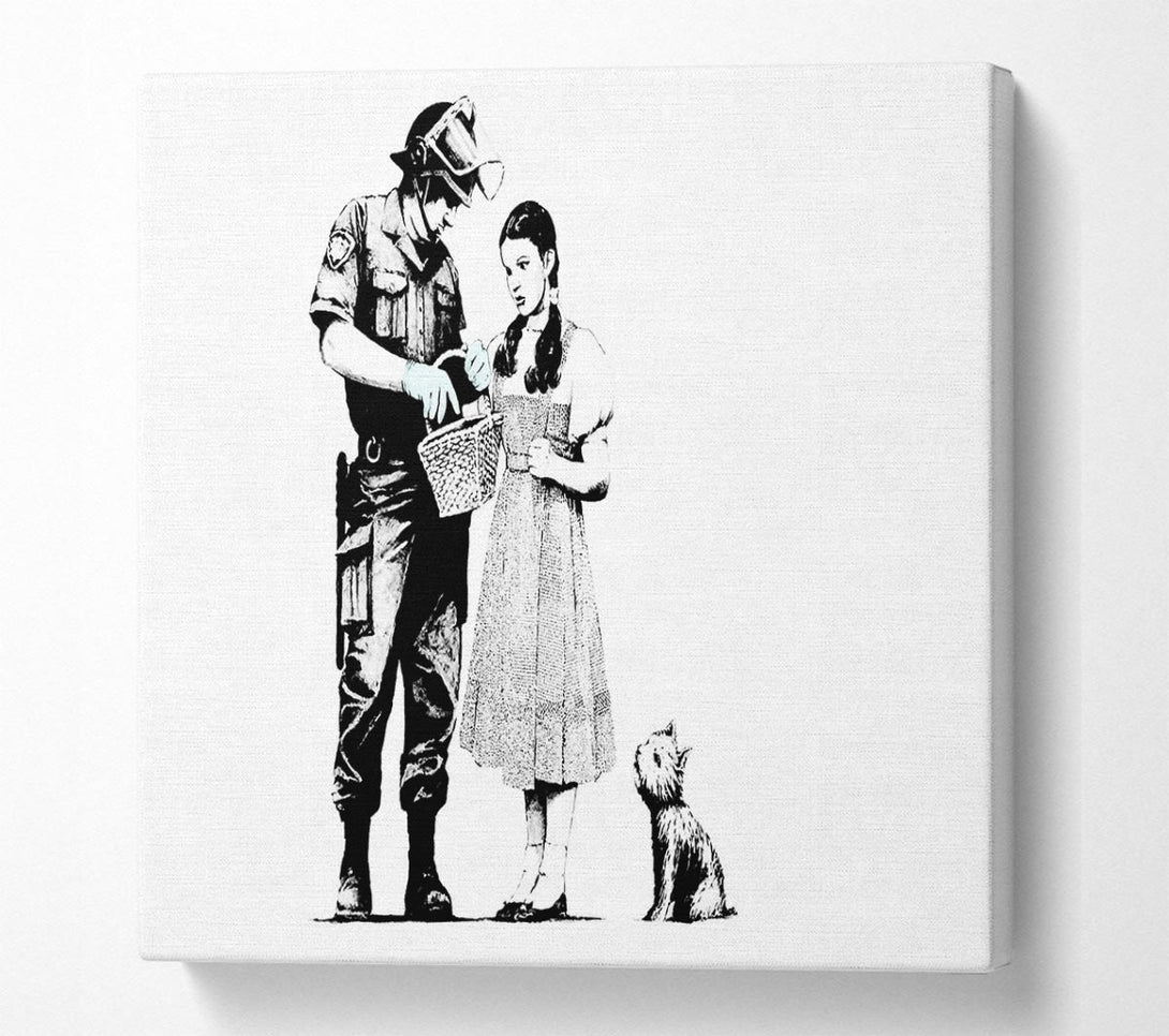 Picture of Wizard Of Oz Dorothy Lost Square Canvas Wall Art