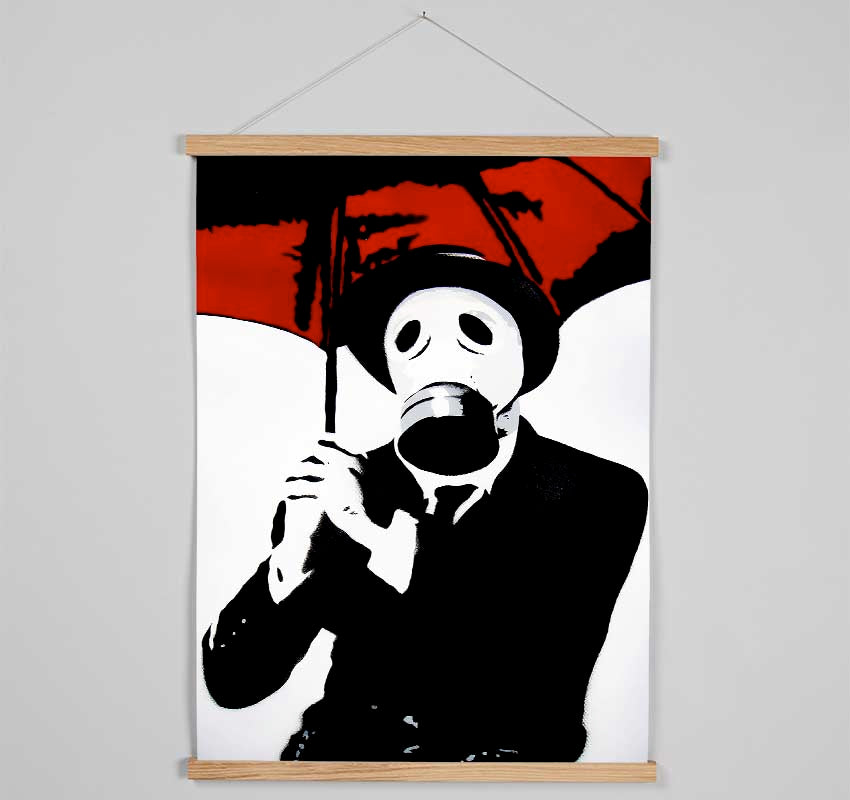 Bankers Gas Mask Close-Up Hanging Poster - Wallart-Direct UK