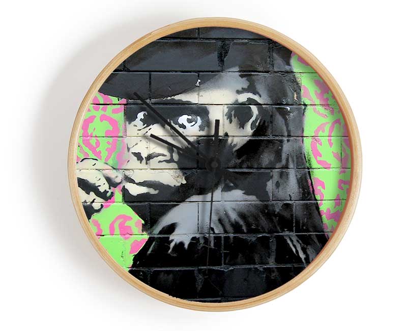 Monkey Cap Clock - Wallart-Direct UK