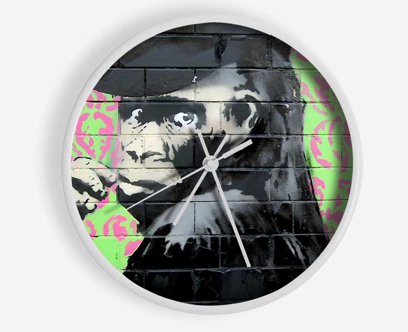 Monkey Cap Clock - Wallart-Direct UK