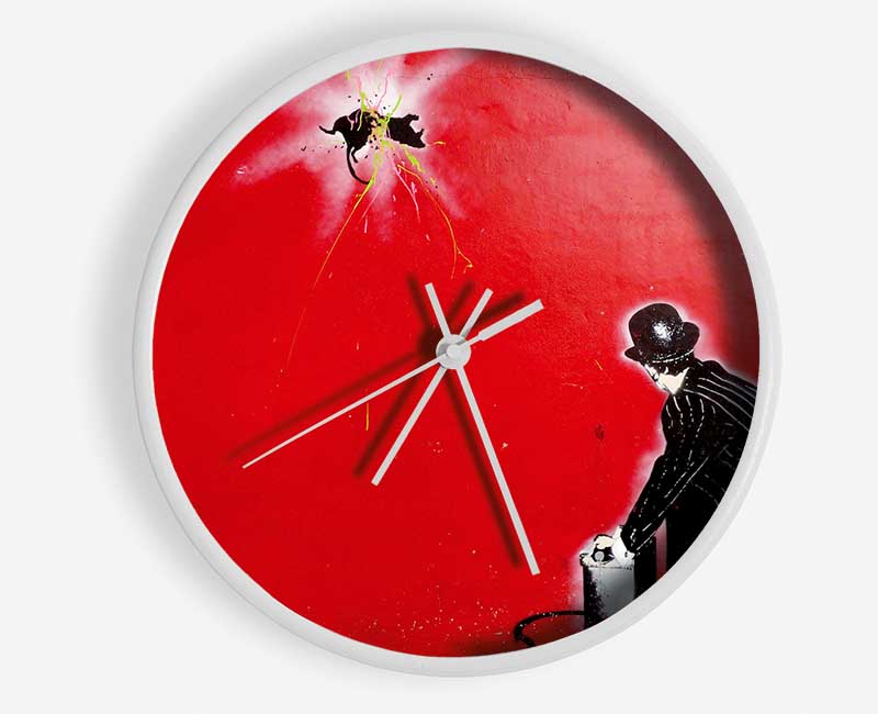 Splatter Clock - Wallart-Direct UK