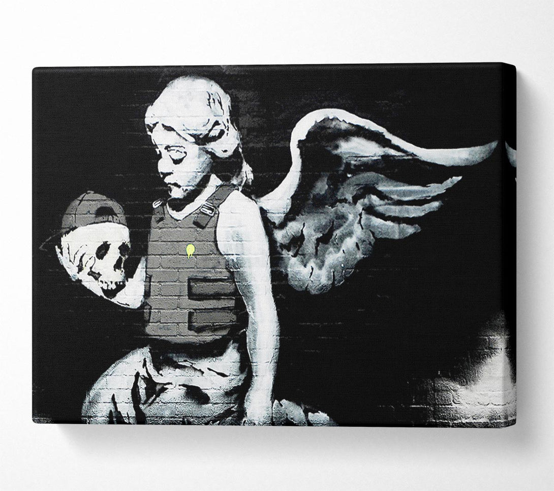 Picture of Angel Skull Canvas Print Wall Art