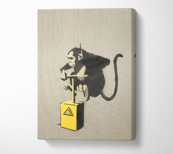 Picture of Monkey Detonator Canvas Print Wall Art