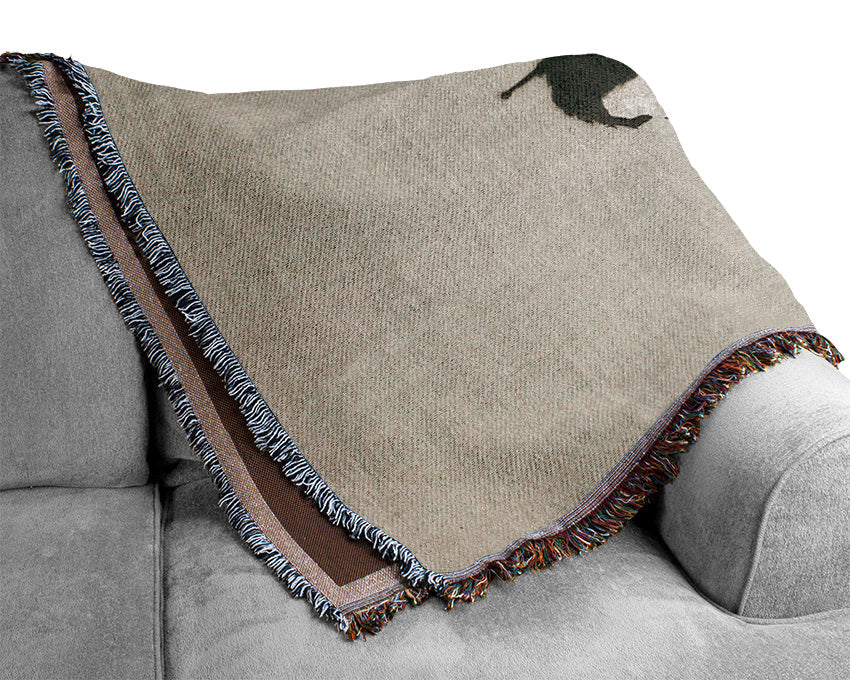 Monkey Detonator Woven Blanket