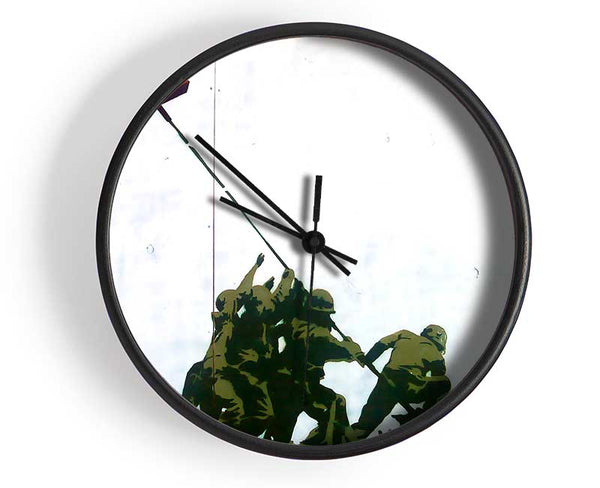 Soldier Homage To Mcdonalds Clock - Wallart-Direct UK